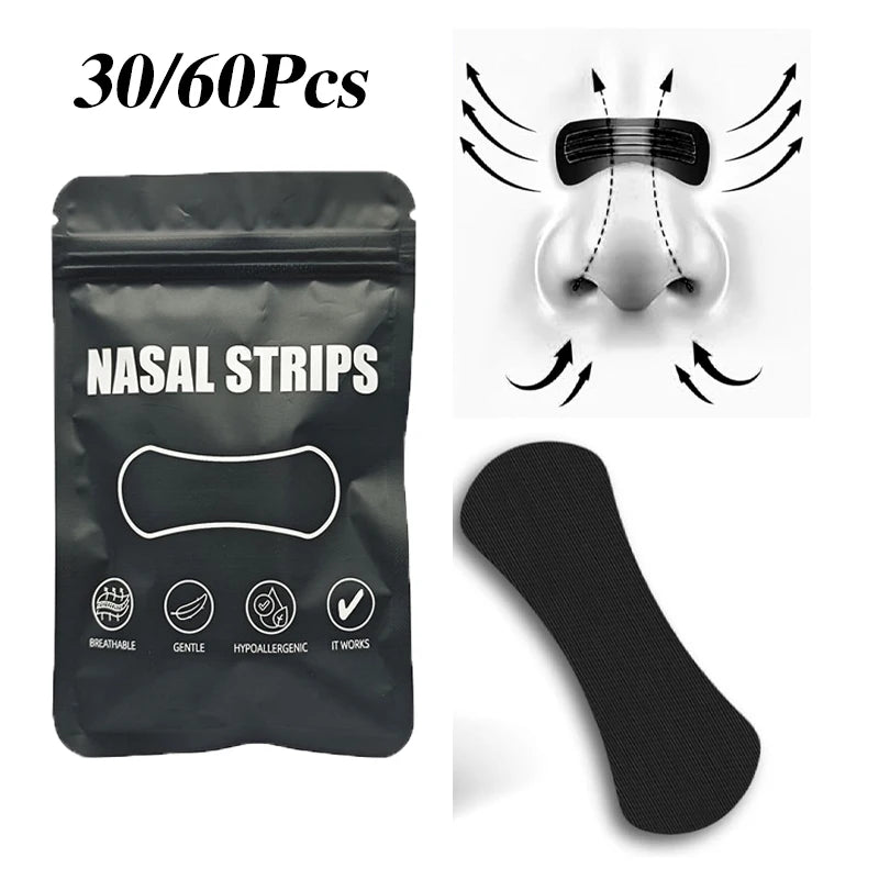 Anti Snoring Nose Strips for Breathing Correction Physical Expansion Breathable Nasal Patch Better Sleep Anti-Snoring Nasal Stri