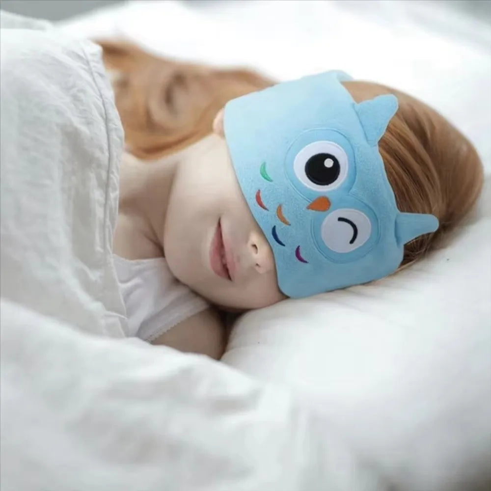 Soft Bluetooth Headphones Eye Mask Thin Speakers Elastic Eye Mask Children's Sleep Earphones Volume Limited Comfortable Wear