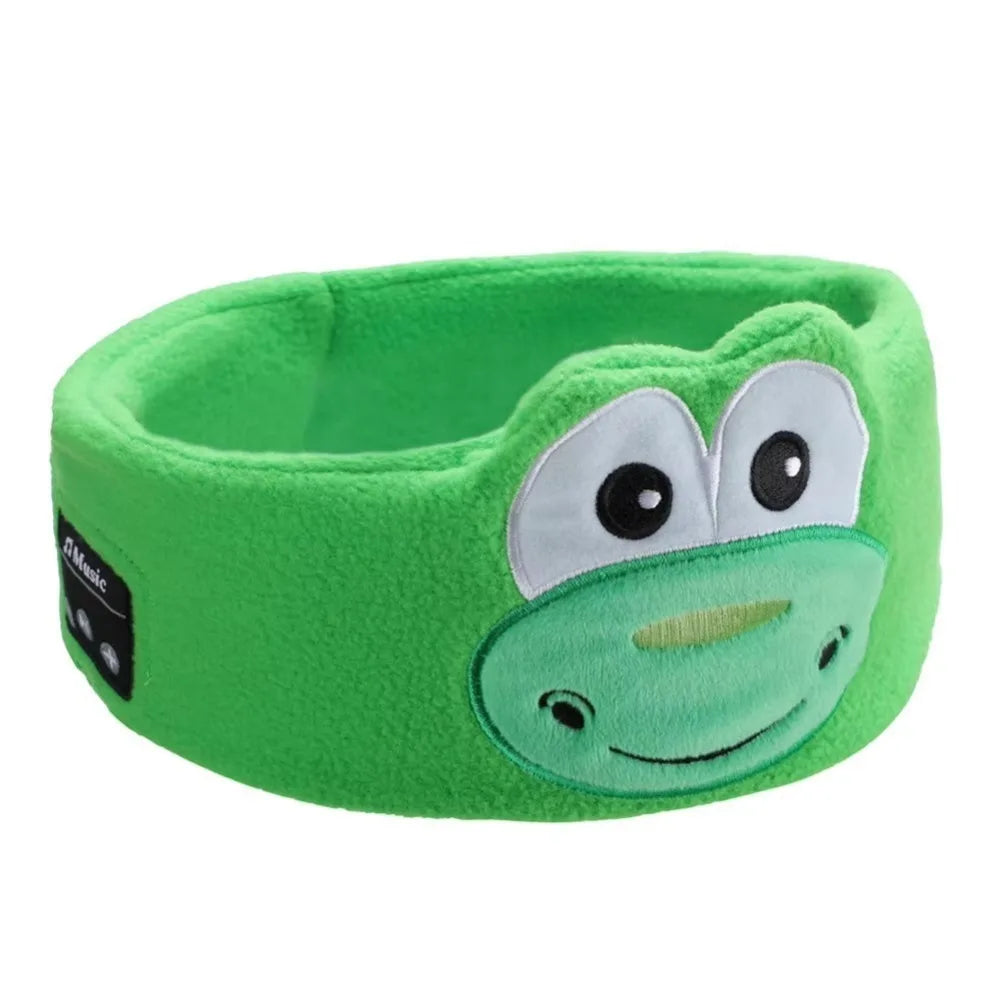 Soft Bluetooth Headphones Eye Mask Thin Speakers Elastic Eye Mask Children's Sleep Earphones Volume Limited Comfortable Wear